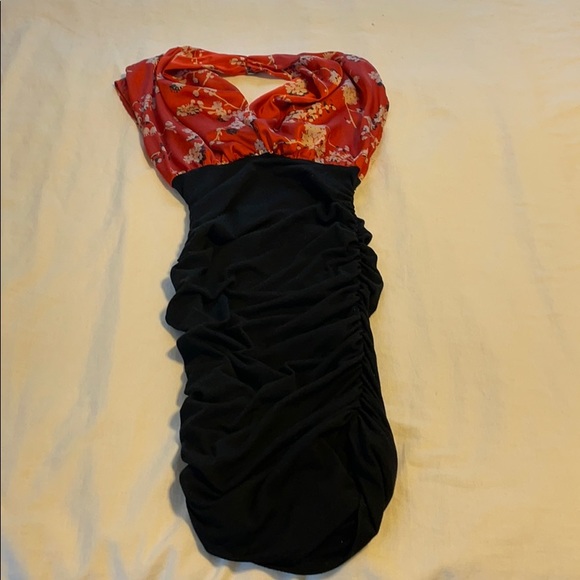 Satin bodice minidress - Picture 1 of 2